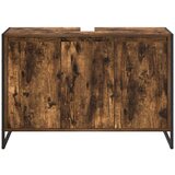  Kupaonski ormar Dimni hrast 90 x 30 x 60 cm Konstruirano drvo | shoptok.hr