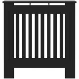 vidaXL Pokrov radiatorja 2 pcs Črna 78x19x81.5cm Konstruiran les | Shoptok.si