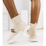 Gemre Beige high-top sneakers Hurtado | shoptok.hr