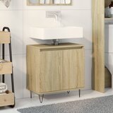 vidaXL Kopalniška omarica sonoma hrast 58x33x60 cm inženirski les Cene