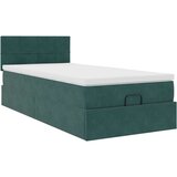 vidaXL Okvir kreveta s madraca tamnozeleni 80x200cm baršunasti | shoptok.hr