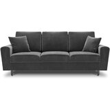 Cosmopolitan Design Svijetlo siva baršunasti sklopiva/s prostorom za odlaganje sofa 235 cm Kyoto – Cijene
