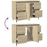 vidaXL Kopalniška omarica sonoma hrast 80x33x60 cm inženirski les | Shoptok.si