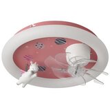  LED dečije prigušiva plafonsko svetlo sa ventilatorom LED/48W/230V 3000/4000/6000K ružičasto | Eponuda.com