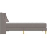  Okvir kreveta s madracem Sivo-smeđa 80x 200 cm Poliester | shoptok.hr