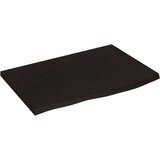  Zidna polica tamnosmeđa 60x40x2 cm od obrađene hrastovine | Eponuda.ba