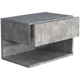 MID.YOU Nočna Omarica Usal Xl 45, Beton | Shoptok.si