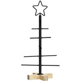 vidaXL Kovinsko božično drevesce Črna 60 cm Jeklo s prašnim premazom, (5000067898) | Shoptok.si