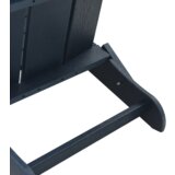 vidaXL 3-delni vrtni lounge set Mornarsko modra HDPE | Shoptok.si