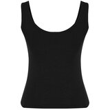 Trendyol Black Ribbed Basic Knitted Singlet | ePonuda.com