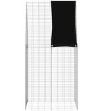  Kletka za zajce srebrna 100 x 100 x 210 cm Cinkana jeklena, (5000204332) | Shoptok.si