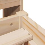 vidaXL Okvir kreveta bez madraca 75 x 190 cm od masivne borovine | shoptok.hr