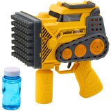 Pištolj za mjehuriće od sapunice sa 56 rupica - buldožer - žuti | shoptok.hr