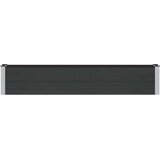  Vrtna visoka greda Črna 200 x 30 x 36 cm, (5000287794) | Shoptok.si