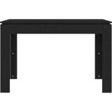  Blagovaonski stol crni 120 x 60 x 76 cm konstruirano drvo | shoptok.hr