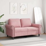  Dvosjed ružičasti 120 cm baršunasti | shoptok.hr