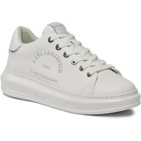 Karl Lagerfeld Superge KL62539F White Lthr w/Silver 01S Cene