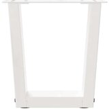  Noge za blagovaonski stol V-oblika 2 kom bijele 40x(30-31 3) cm | shoptok.hr