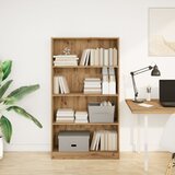  Regal za knjige boja hrasta 80x24x143 cm konstruirano drvo | shoptok.hr