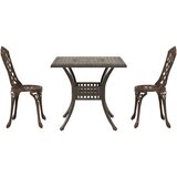  3-dijelni vanjski bistro set s brončanim lijevanim aluminijem | shoptok.hr