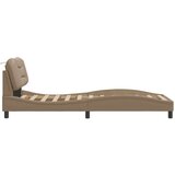  Okvir za krevet s uzglavljem cappuccino 90x200 cm umjetna koža | shoptok.hr