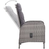  3-dijelni vrtni bistro set od poliratana i bagremovog drva sivi | shoptok.hr