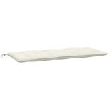  Jastuci za vrtnu klupu 2 kom prošarano krem 120x50x7 cm tkanina | shoptok.hr