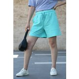 Madmext Shorts - Green - Normal Waist cene
