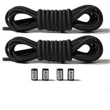 INF no tie vezalke elastične vezalke 2 para black, (21299656) Cene