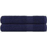 vidaXL Brisače 2 kos modra 100x200 cm 360 g/m² 100% bombaž Cene