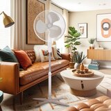 Niaros podni ventilator, 45W, 43cm, beli | Eponuda.com