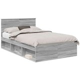  Konstrukcija postelje z vzglavjem Siva Sonoma 120 x 200 cm, (5000103610) | Shoptok.si