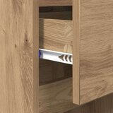 vidaXL Nočna omarica artisan hrast 40 x 35 x 70 cm Konstruiran les | Shoptok.si