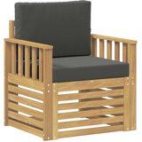  2 Komad Set vanjskih sofa Poliester Bijela i Antracit | shoptok.hr