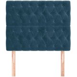  Uzglavlje tamnoplavo 100x7x118/128 cm baršunasto | shoptok.hr