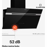Klarstein Alina kuhinjska napa, 70 cm, 600 m³/h, Tiha, EEK A | shoptok.hr