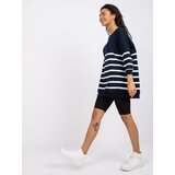 RUE PARIS Blouse-RV-BZ-7556.68-navy blue | Shoptok.si