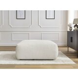 Bobochic Paris Kremno bel tabure iz rebrastega žameta Lucien – | Shoptok.si