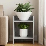  Stalak za biljke s policom Sivi Sonoma 30 x 30 x 40 cm | shoptok.hr
