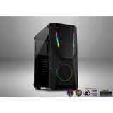 LC-Power Inter-tech Case IT-3303 HornetATX, ITX, 2x ARGB LED strips,1x 120mm ARGB fan, | Eponuda.ba