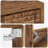  Ormar za cipele na zidu HAARLEM 71 x 17 x 86 cm Staro drvo - Staro drvo | shoptok.hr