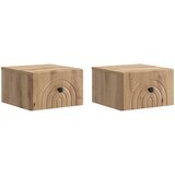  Noćni ormarić za montažu na zid s ladicama 2 pcs Hrast artisan | Eponuda.ba