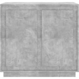  Komoda siva boja betona 80 x 34 x 75 cm od konstruiranog drva | shoptok.hr