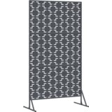 vidaXL Metalna ograda Antracit Čelik obložen prahom Standard Uzorak | shoptok.hr