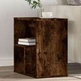 vidaXL Stranska mizica 2 kosa dimljen hrast 50x30x50 cm inženirski les | Shoptok.si