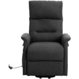 MID.YOU tv-fotelj, siva tekstil | Shoptok.si