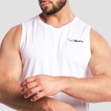 GymBeam Muška majica bez rukava Base Mesh White | Eponuda.ba