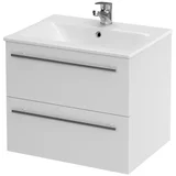 komplet gracja omarica z umivalnikom 60 cm x 45 cm x 52 cm bela