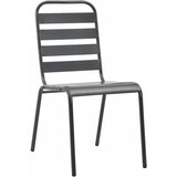  Set složivih vrtnih stolica 5 kom antracit čelik obložen prahom | Eponuda.com