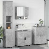 vidaXL Set namještaja za kupaonicu 4 pcs Beton siva 61 x 35 x 64 cm | shoptok.hr
